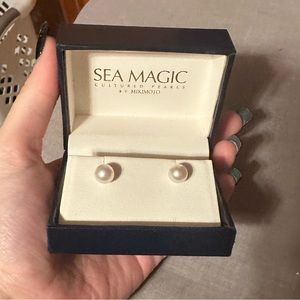 Mikimoto pearl earrings